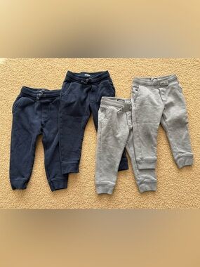 OshKosh B'gosh Navy & Gray Kids Jogger Pant Bundle - 2 of each color (4 total)